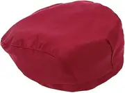 [MOKKHNB] Professional Chef Hat Waiter Cap Comfortable Men's Women's Chef Beanie for Men Women Commercial Kitchen Red
