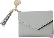 [SOESFOUFU] Small Coin Pouch for Women Tassel Purse Wallet Pocket Pack Purse Stylish Money Bag for School Work