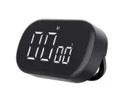 Digital Kitchen Timer - Magnetic Countdown Count Up Timer With Large Led Display,Black