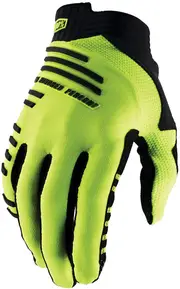 100% R-Core Bicycle Gloves, yellow, Size M for Men