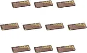 Set of 10 Namban Protruding Dishes [ 8.3 x 4.1 x 0.7 inches (21 x 10.5 x 1.8 cm) | Setomonohonpo