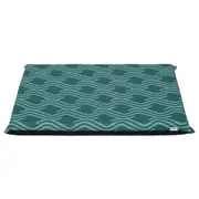 Lexi & Me Kennel/Crate Dog Mat Green Wave - Small / Green