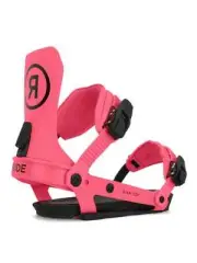 2024 Ride A-9 Snowboard Bindings - Size: Medium - Color: Pink *NEW IN BOX*