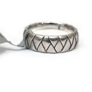 New DAVID YURMAN Men's 8mm Cairo Wrap Band Ring In Sterling Silver SIze 12