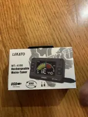 LEKATO Metronome Tuner, 3 in 1 Rechargeable Guitar Tuner Digital Metronome