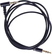 Vaguelly Male to Male Aux Audio Extension Cable with Built Mic for Cellphone and Car Button Volume for Music and Calls Black