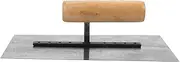 Veemoon Drywall Trowel with Wood Handle Multi Functional Steel Finishing Tool for Puttying Wall Scraping and Smoothing Durable Construction Hand Trowel for Home Improvements