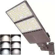 LED Parking Lot Light 320W 250W 200W Adjustable, LED Shoebox Light 5700K 5000...