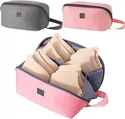 [Generic] 2Pcs Socks and Underwear Storage Bag,Large Capacity, Portable Travel Sorting Storage Bag,Makeup Bag