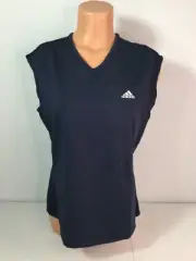 adidas Navy Blue Vintage 2004 Sleeveless ClimaLite Shirt. Sz Med. NEW.