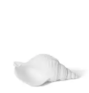 E Style 25cm Resin Conch Shell Sculpture Decorative Figurine Ornament White