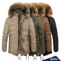 在飛比找蝦皮商城優惠-【HeHa】加絨毛領軍裝保暖外套 四色 大衣 軍裝 冬天外套