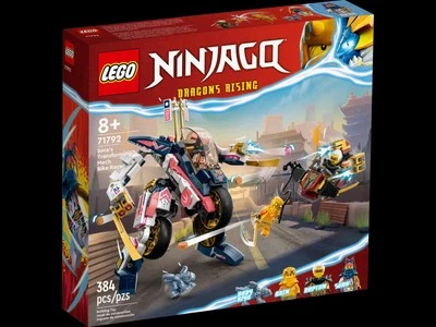 LEGO 71792 Sora's Transforming Mech Bike Racer New.