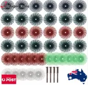 Radial bristle Disc rotary tools,#80,#220,#400#1000 Disc Brushes for Dremel