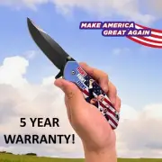 2024 TRUMP FIGHT ASSASSINATION ATTEMPT KNIFE ! ✅ STAINLESS STEEL - W/CLIP !