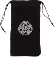 Suesacy 1 PC Tarot Storage Bags Altar Tarot Box Tarot Card Divination Bag Board Game Drawstring Package Easy to Use