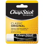 (2PK) ChapStick Skin Protectant Lip Balm, Classic Original 0.15 Oz 305730701129