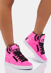 [Osiris] Neon Pink Clone High Top Sneakers