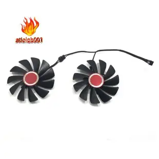 Xfx AMD Radeon RX 580 590 RX580 RX590 圖像卡冷卻風扇的 XFX 2PCS 95MM