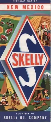 1960 Skelly Road Map: New Mexico NOS