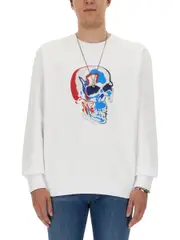 [Alexander McQueen] Alexander McQueen-Skull Sweatshirt-Uomo L