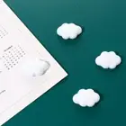 4Pcs/Set Cloud Shape Fridge Magnet,Cartoon Cute Creative Magnets for Office Clou