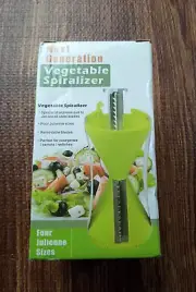 Next Generation Spiralizer: 4-Blade Vegetable Spiral Slicer