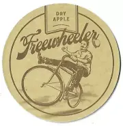 Sociable Cider Werks Freewheeler Dry Apple Bar Coaster Minneapolis MN