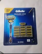 Gillette ProGlide Shield Men's Razor Blades, 13 Blade Refills