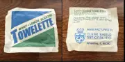Vintage Clear Shield National Moist Towelette Lemon Sent NOS Unopened RARE!