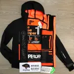 跩狗嚴選 出清 極度乾燥 SUPERDRY 男款 BASE SNOW 滑雪夾克 薄款 雪衣 風衣 外套 防水 科技透氣布料 黑色 黑橘 雨衣 雪衣 外殼衣