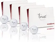 [Trust] Golf Ball, Bison X Power, 2024 K9 Model, for Swing Speed above 105 Mph, Soft Feeling, Straight and Max Distance, Urethane Cover, (White-12/48 Balls)