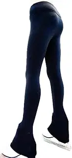 [UniqGarb] Ice Skating Pants for Girls Polartec Fleece Figure Skating Leggings for Women UGSP1 Polartec