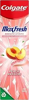 Colgate Max Fresh Peach Passion Toothpaste with Mini Breath Strips 100 g
