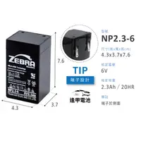 在飛比找蝦皮購物優惠-緊急出口燈電池 NP2.3-6 6V 2.3AH 適用緊急照