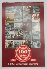 Dr Pepper 1985 Centennial Calendar