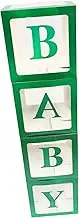 EPIGEIST 1 Set Transparent Balloon Boxes with Letters for Birthday Party for Shower Decorations and Gender Reveal Celebrations for Special Occasions