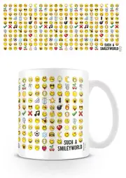 SMILEY EMOTICON 11 OZ COFFEE MUG TEA CUP EMOJI IT PC COMPUTER KEYBOARD DECOR USA