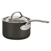 Chasseur - Cinq Etoiles Hard Anodised Non-Stick 16cm Saucepan with Lid 1.8Ltr