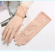 [LEIXIUSM] Summer Women's Driving and Cycling Ice Silk Thin Short Gloves Summer Hand Socks