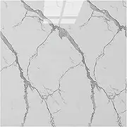 Peel and Stick Tiles, 22PCS 30 x 30cm Waterproof Self Adhesive Faux Tile Wall Stickers, Decorative High Temperature Resistant Kitchen Backsplash for Home (White)