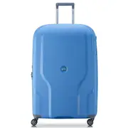 Delsey Clavel 83 cm 4-Wheel Expandable Suitcase - Lavender Blue (Recycled Material)
