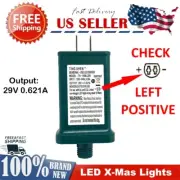 Replacement Power Supply for LED Xmas Tree Lights DC 29V 0.621A - TS-18WL29V