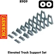 ELEVATED TRACK SUPPORT Set OO gauge 1:76 raise track to 80mm HORNBY R909
