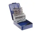 Faithfull - HSS Drill Bit Set of 19 M2 1 - 10mm & Case
