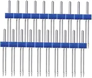 LALAFINA Sewing Machine Double Needle Kit 4mm 100pcs Twin Needles for Overlockers Domestic Machines