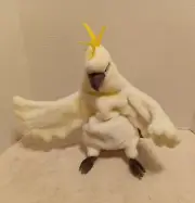 Cockatoo Hand Puppet by Hansa True to Life Look Soft Plush Animal Learning Toys