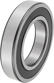X AUTOHAUX 6218VV Deep Groove Ball Bearings 90x160x30mm P4 Double Rubber Seal Lubricated Bearings 1 Pcs Car Scooter Skateboard Wheel Universal Silver Tone,Black