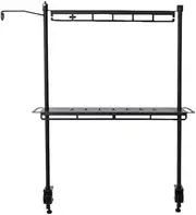 ＫＬＫＣＭＳ Camping Lantern Stand Lamp Hanger Easy to Install Practical Camping Storage Rack with Table Clamp for Garden Picnic Barbecue