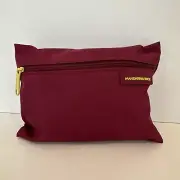 NEW Mandarina Duck Turkish Airlines Amenity Bag Kit Maroon